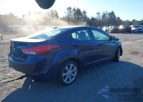 2011 Hyundai Elantra Limited z USA, uszkodzony, nr VIN 5NPDH4AE1BH040282